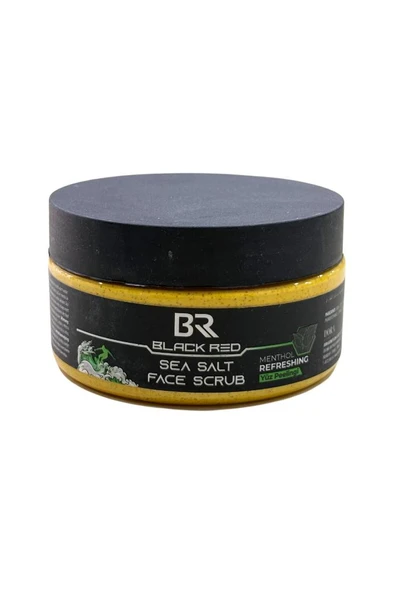 Black Red Sea Salt Mentollü Yüz Peelingi Face Scrub 220 Ml