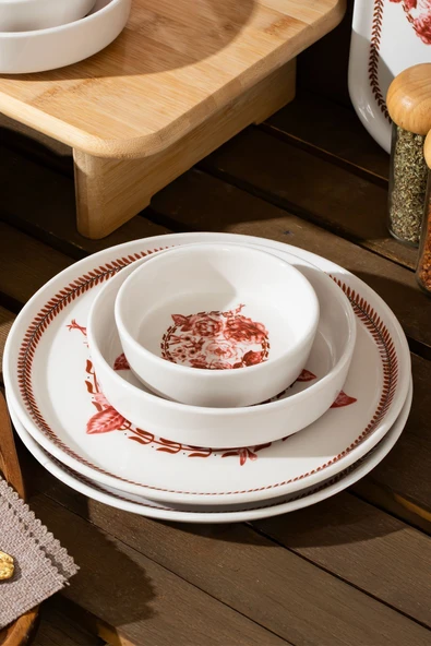 Perotti Danish 28 Parça Kahvaltı Seti 12 Kişilik Kahvaltı Takımı - 4