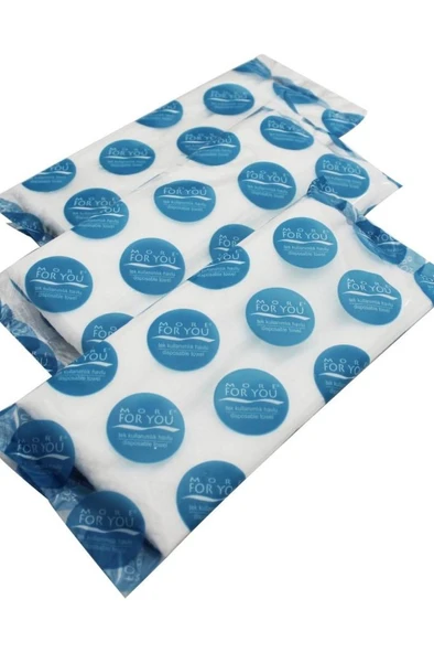 More For You Tek Kullanımlık Havlu 100'lü Paket - Resim 2