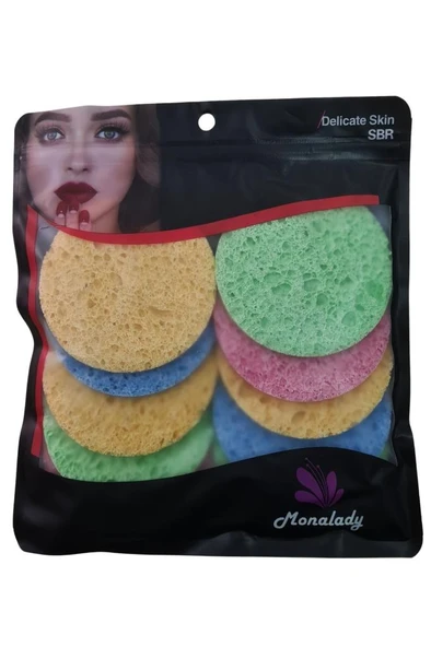 Monalady Yüz Makyaj Temizleme Süngeri 10'lu MNL-23