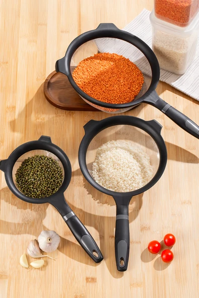 Porsima Et-00120 Tencereye Takılabilen 3 Boy Tel Süzgeç Seti - Resim 4