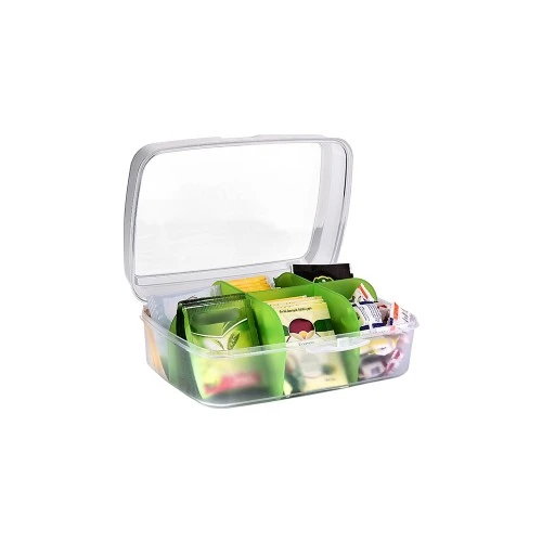 Porsima 1178 Premium 6 Bölmeli Poşet Çay Kutusu Sallama Çay Kutusu Yeşil - 3