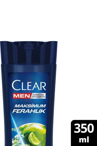 Clear Maksimum Ferahlık Erkek Şampuan Yeni Ambalaj 350 Ml - Resim 2