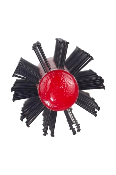 Rodeo Saç Fırçası Classic Model: 1016 Kırmızı Sap - Resim 4