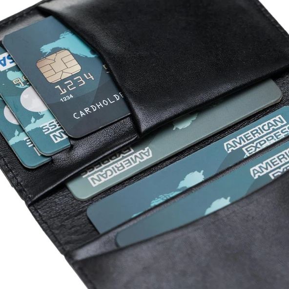 Dalfsen Deri Kartlık RST1 Siyah - 5