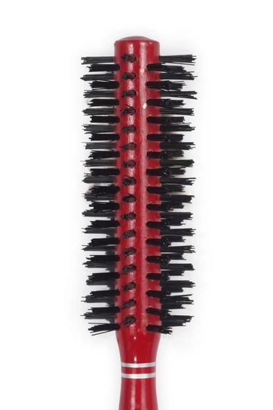 Rodeo Saç Fırçası Classic Model: 1019 Kırmızı Sap - Resim 3