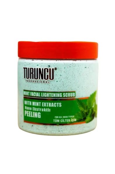 Turuncu Scrub Yüz Temizleme Peeling 500 Ml Nane Ekstratlı