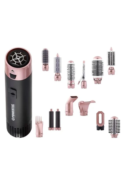 Powertec TR-6666 Ionic Serisi Multi-Styler Saç Şekillendirici & Saç Kurutma Seti 13in1 Profesyonel Set - 2