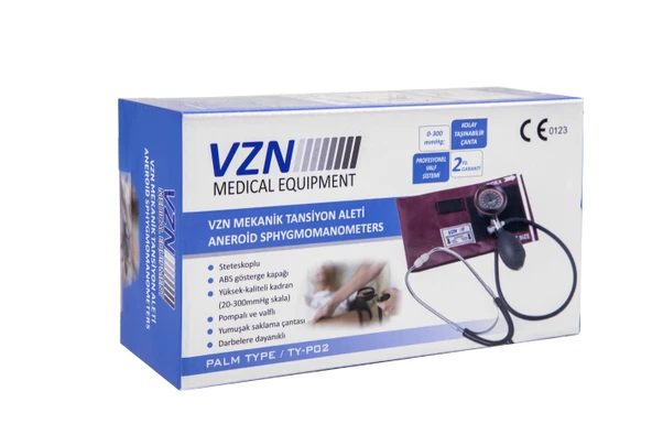 VZN PALM TİPİ-HEMŞİRE TİPİ MEKANİK TANSİYON ALETİ TY-P02 - 2