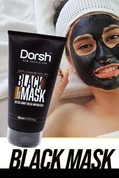 Dorsh Black Mask Yüz Maskesi 150 Ml Siyah - 3