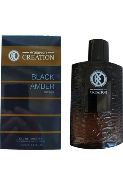 Kreasyon Black Amber EDT 100 Ml Erkek Parfüm Yeni Seri - Resim 2