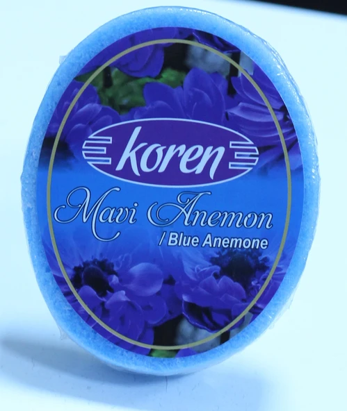 KOREN Mavi Anemon Süngerli Sabun 120g