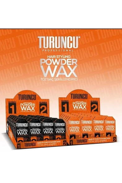 Turuncu Saç Şekillendirici Pudra Wax Mat 20 Gr - 4