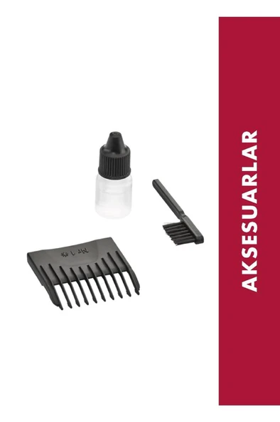 Moser 1400 - 0050 Saç Tıraş Makinesi Kablolu Bordo - 2