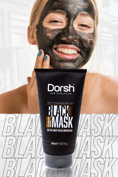 Dorsh Black Mask Yüz Maskesi 150 Ml Siyah - 2