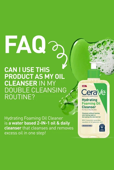 CeraVe Nemlendirici Köpüren Cilt Temizleyici Yağ 237ML - Resim 6