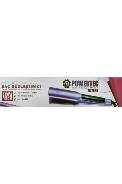 Powertec TR-2830 İyonik Seramik Kaplama Saç Düzleştirici - 7