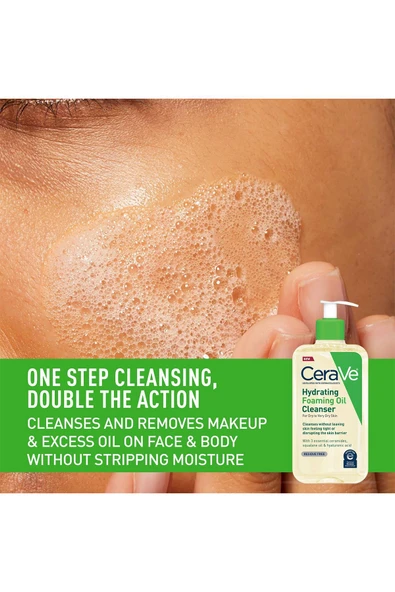CeraVe Nemlendirici Köpüren Cilt Temizleyici Yağ 237ML - Resim 5
