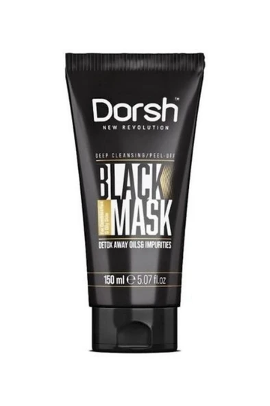 Dorsh Black Mask Yüz Maskesi 150 Ml Siyah