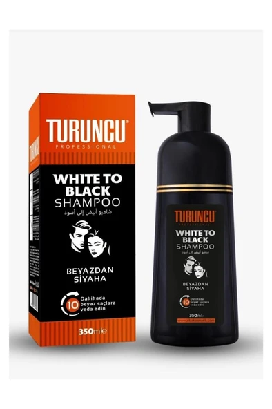 Turuncu Beyazdan Siyaha 10 Dakikada Siyahlaştırıcı Şampuan 350 Ml