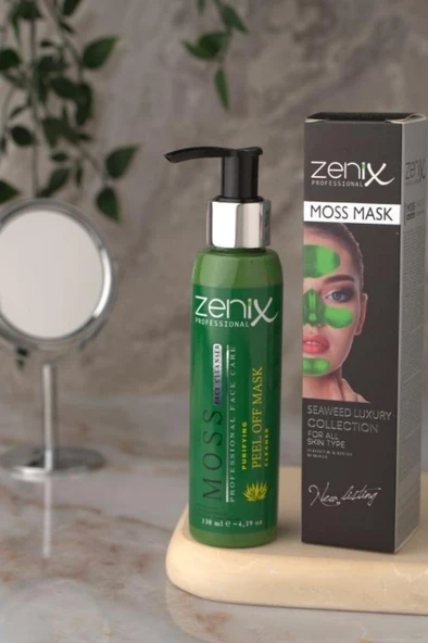 Zenix Soyulan Yüz Maskesi 130 Ml Pompalı Yeşil - 3