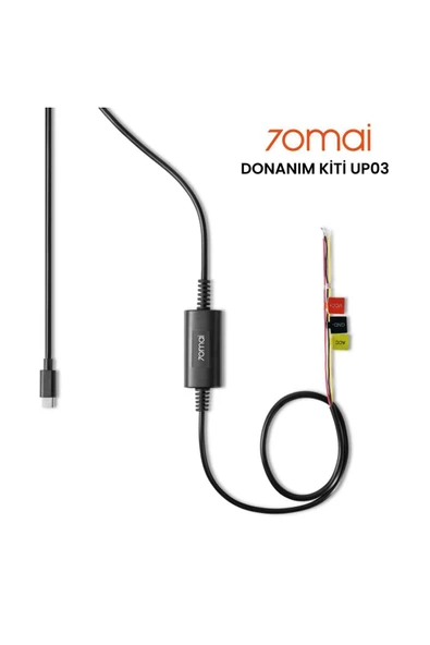 70MAİ Resmi Distribütör Garantili Up03 Park Gözetim Modu Kablosu M500 / Omni Hardwire Kit - Resim 3