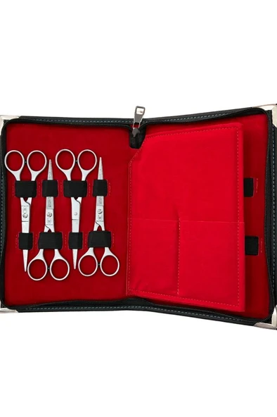 Hector Kuaför ve Berberlere Özel 8'li Lüks Makas Çantası - 3