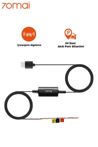 70MAİ Resmi Distribütör Garantili Up03 Park Gözetim Modu Kablosu M500 / Omni Hardwire Kit ürün görseli