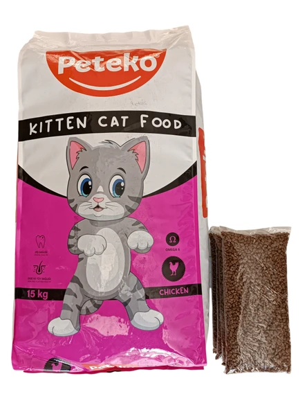 Peteko Kitten Tavuklu Yavru Kedi Maması 500 gr - 1
