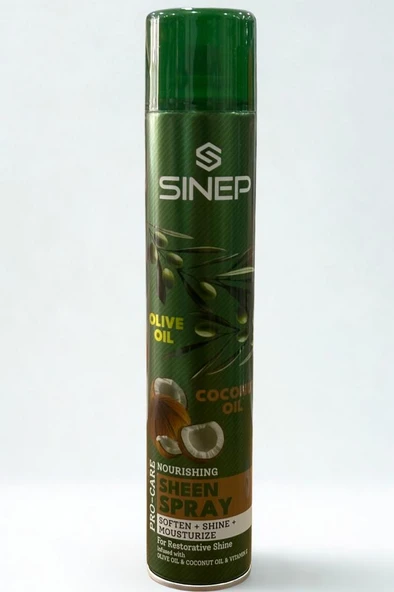 Sinep Zeytin ve Hindistan Cevizi Özlü Parlatıcı Saç Spreyi 400 Ml - 2