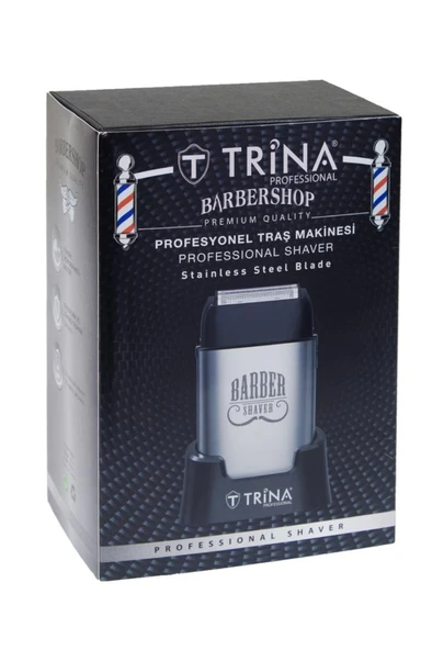 Trina Saç Sakal Kesme Makinesi Standlı Göstergeli Premium Metal Tasarım TRNSKLKS0003 - 4