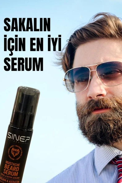 Sinep Argan & Keratin Özlü Sakal Bıyık Serumu 50 Ml - 4