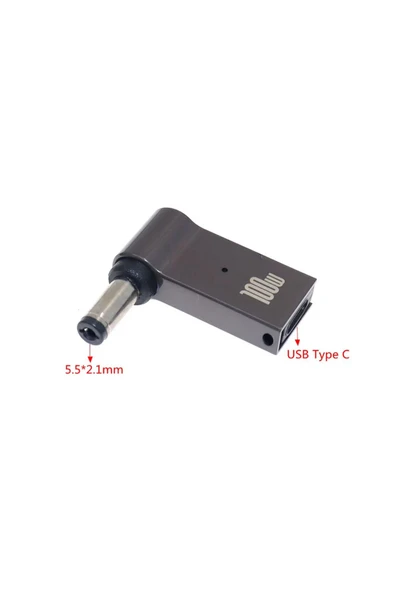 silabor KOPYA - 100 W USB Tip C Hızlı şarj adaptörü fiş konnektörü Evrensel USB C laptop Dönüştürücü 55x21