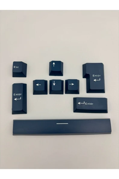 silabor 9 Tuş Keycaps PBT Tuş Takımı Mekanik Klavye Oyuncu Klavyesi Klavye Aksesuar - Resim 2