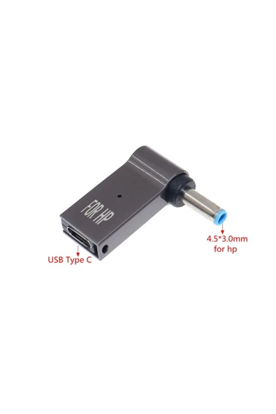 silabor 100 W USB Tip C Hızlı şarj adaptörü fiş konnektörü Evrensel USB C laptop Dönüştürücü 45x30-HP