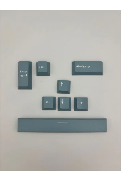 silabor 8 Tuş Keycaps PBT Tuş Takımı Mekanik Klavye Oyuncu Klavyesi Klavye Aksesuar