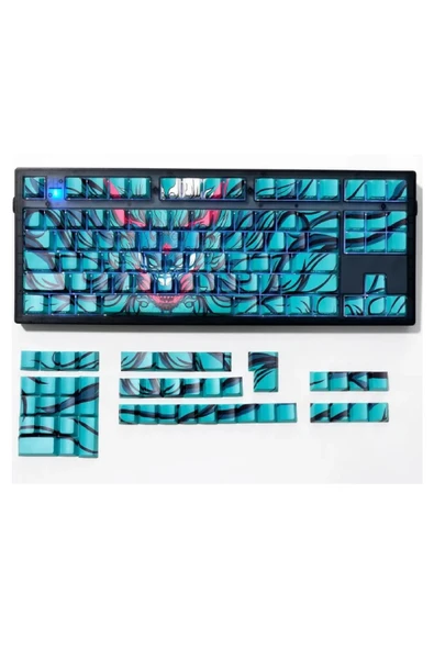 silabor 136 anahtar Orlong klavye tuş PBT çift atış yan baskı keycaps 108 96 87 NJ80 84 75 68 64 61 ürün görseli