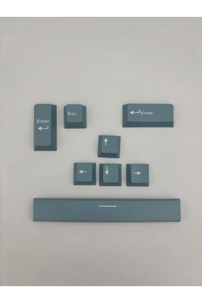 silabor 8 Tuş Keycaps PBT Tuş Takımı Mekanik Klavye Oyuncu Klavyesi Klavye Aksesuar - 5