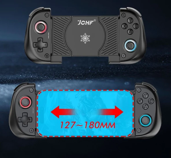 X5 3 İn 1 Esnek Oyun Kumandası, Soğutma Fanı, iOS / Android Uyumlu - 6