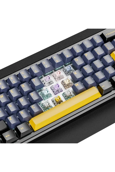 silabor Attack Shark X65 He Manyetik Switch Rapid Trigger Gaming Klavye Hall Effect - Resim 5