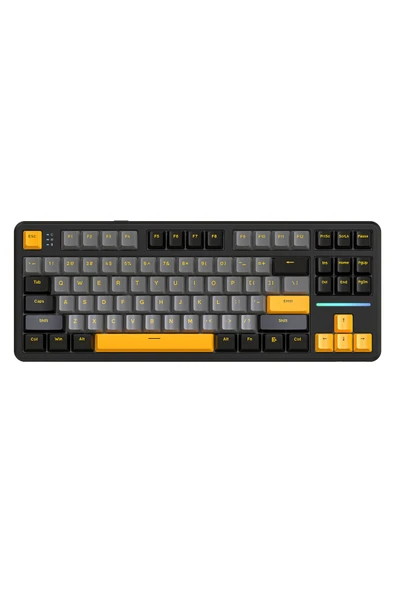 silabor Attack Shark X87 Tri-mode Gasket Mekanik Klavye - 8000Hz Polling Rate, RGB Aydınlatma ve Gasket