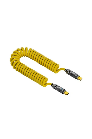 silabor 20 Gbps 140 w destekli Type-C To Type-C Kablo Coiled