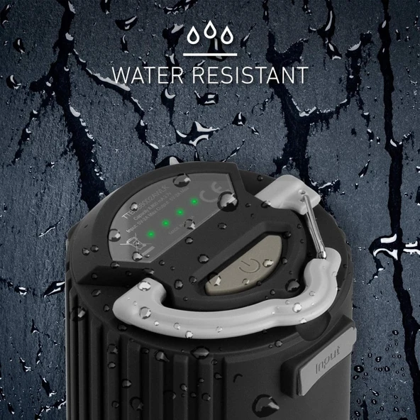 OUTLET SBS Outdoor Waterproof Led Fenerli Taşınabilir Şarj Cihazı 8800 mAh (OUTLET) - 4