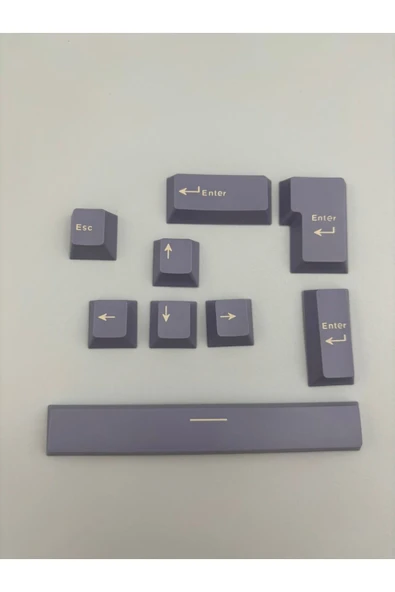silabor 9 Tuş Keycaps PBT Tuş Takımı Mekanik Klavye Oyuncu Klavyesi Klavye Aksesuar - 3