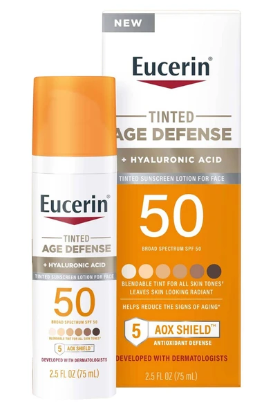 Eucerin Tinted Age Defense SPF50 Yüz Güneş Kremi 75ML