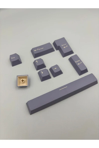 silabor 9 Tuş Keycaps PBT Tuş Takımı Mekanik Klavye Oyuncu Klavyesi Klavye Aksesuar - 5