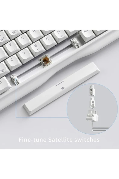 KEMOVE RGB RED SWICH KLAVYE - Resim 5