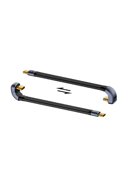 silabor KOPYA - Type-C To Type-C 40 GBPS 8K Kablo 240W Pd Hızlı Data Kablosu C-29 10 Cm