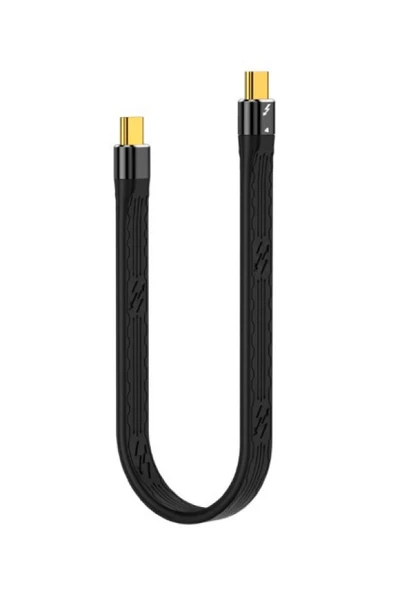 silabor Type-C To Type-C Kablo Thunderbolt 4 USB Type Kablosu 240W Pd Hızlı Data Kablosu C-26 20 Cm