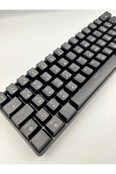 silabor Rgb T60 Mekanik Klavye Siyah Renk Kırmızı Switch - 3